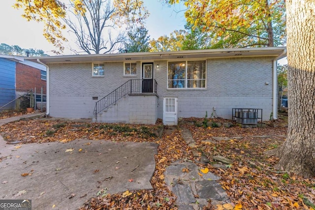 view of rear view of property