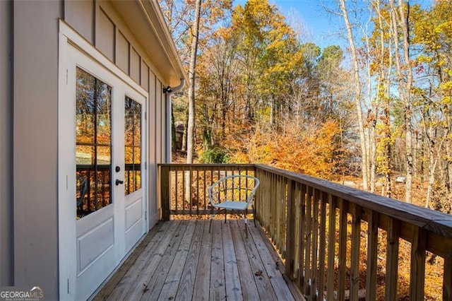 view of deck