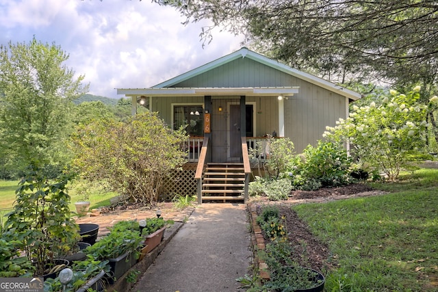 view of bungalow-style house