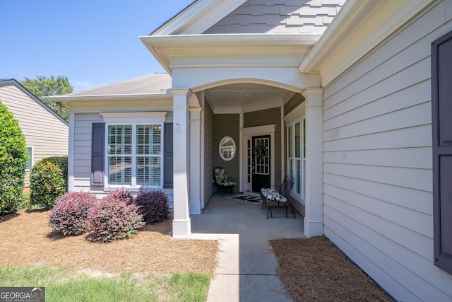 view of entrance to property