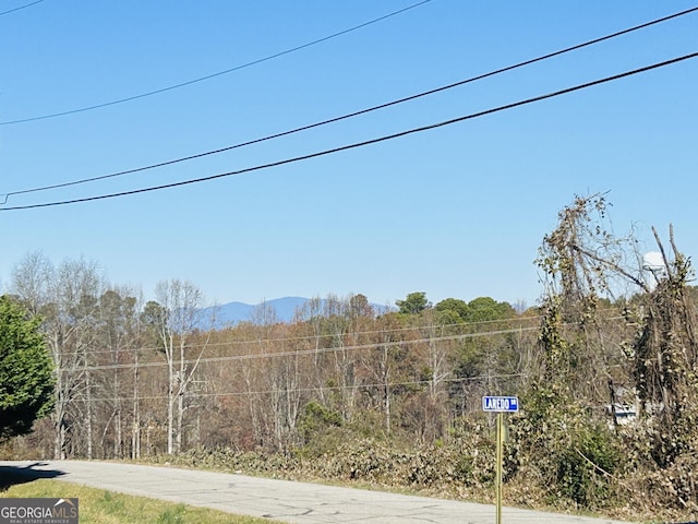 view of mountain feature