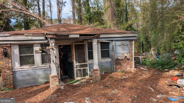 view of outbuilding