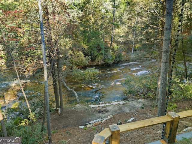 view of water feature