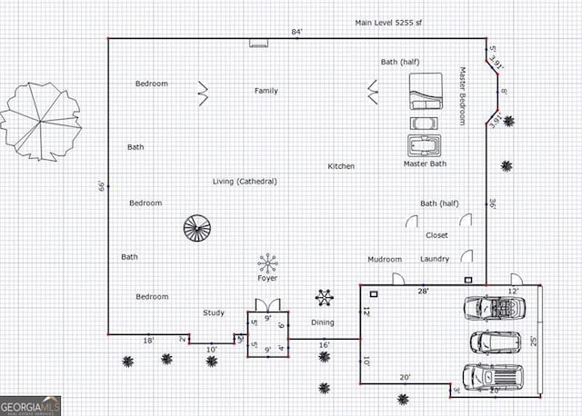 25 Fireside Ct NW, Cartersville, GA 30120 - view of property floor plan