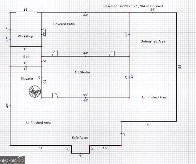 25 Fireside Ct NW, Cartersville, GA 30120 - view of room layout