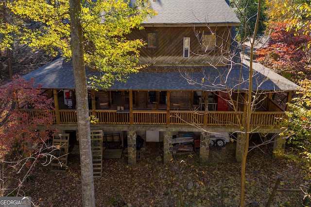 view of rear view of house