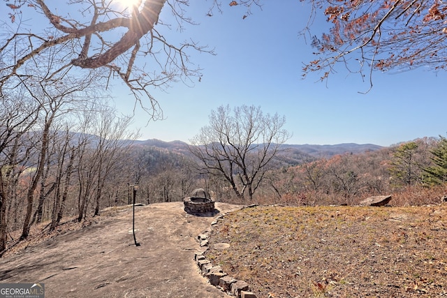 property view of mountains