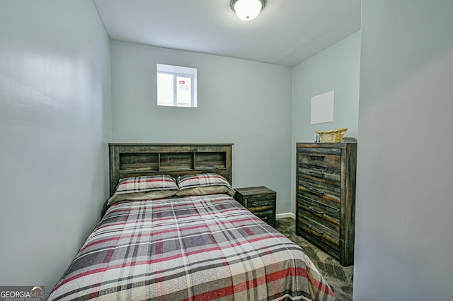 bedroom featuring carpet flooring