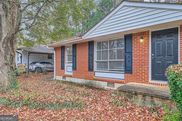 view of front of home