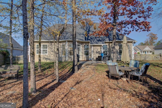 view of rear view of house