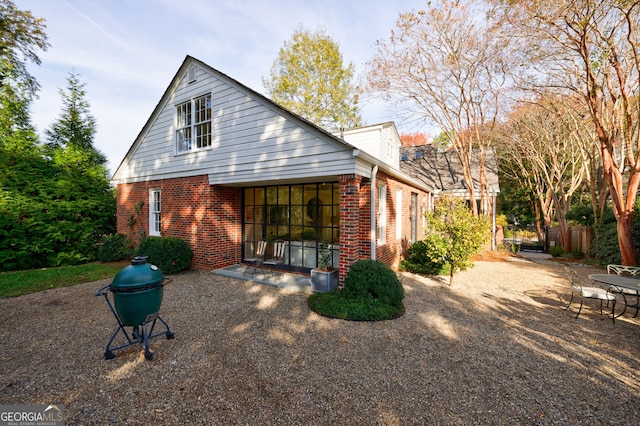 view of rear view of property