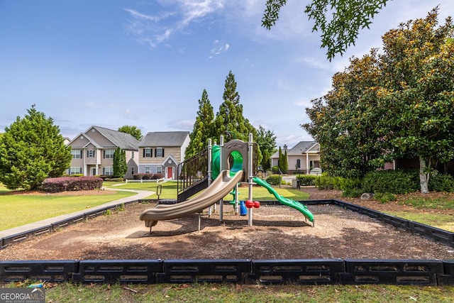 view of play area