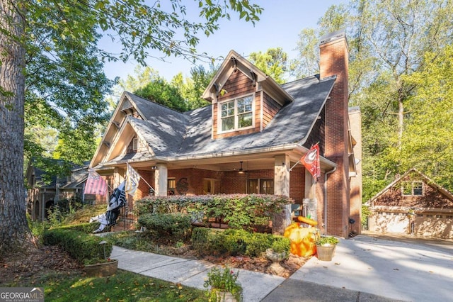 view of craftsman-style house