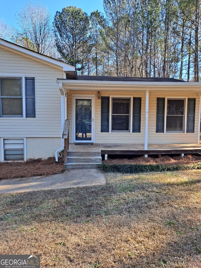 view of property entrance