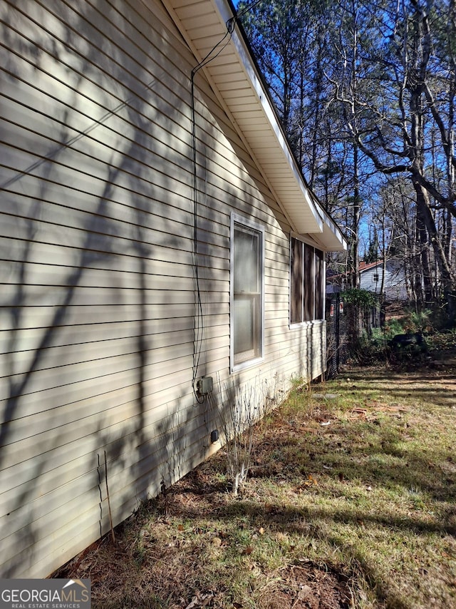 view of side of home