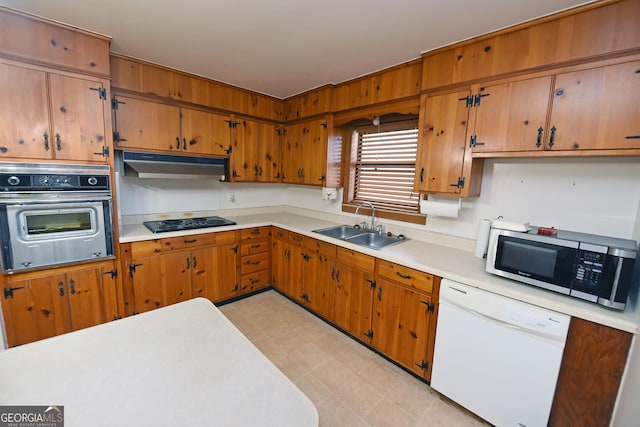 kitchen with stainless steel appliances and sink