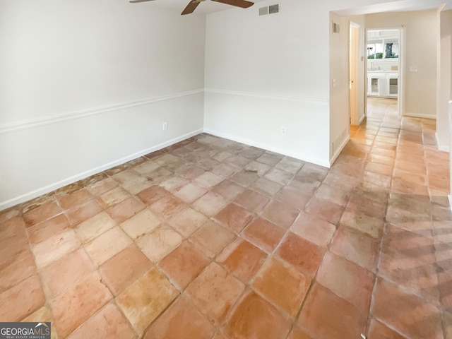 2007 Variations Dr NE, Atlanta, GA 30329 - spare room with ceiling fan and baseboards
