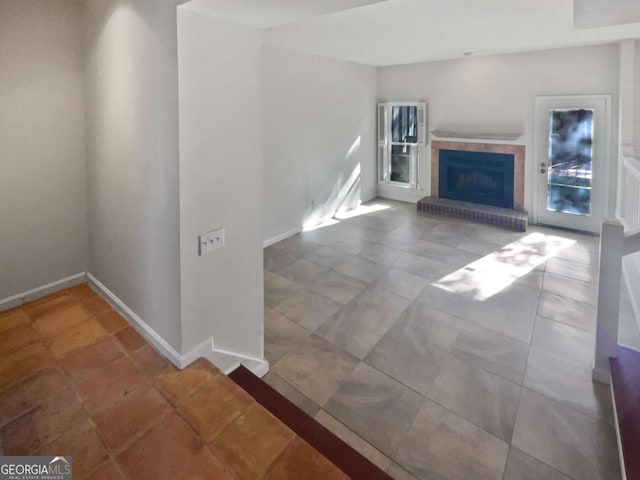 view of unfurnished living room