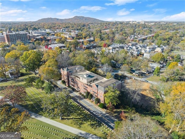 351 Washington Ave NE Ste 302, Marietta, GA 30060 - drone / aerial view featuring a mountain view