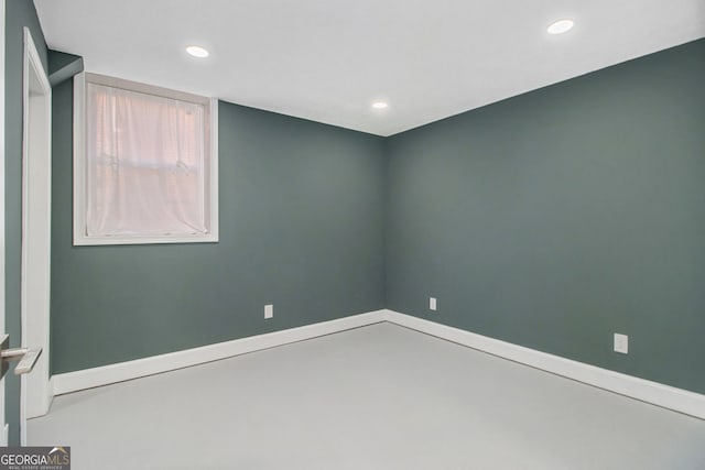 view of empty room