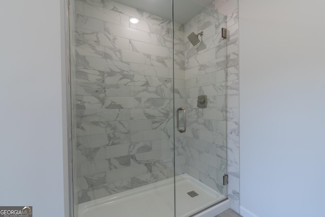 full bath with a stall shower