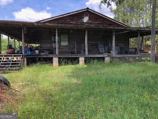 view of front of home with a porch