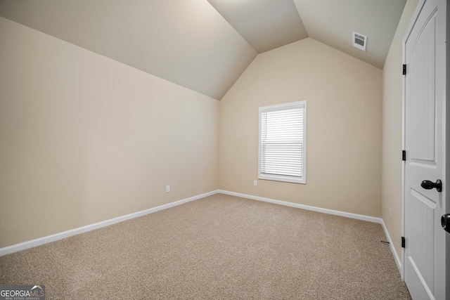 2275 Lovejoy Rd Lot 72, Hampton, GA 30228 - bonus room with vaulted ceiling, carpet flooring, and baseboards