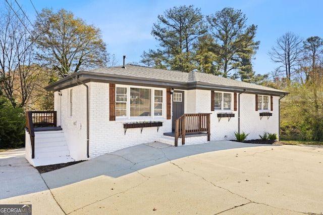 view of front of home