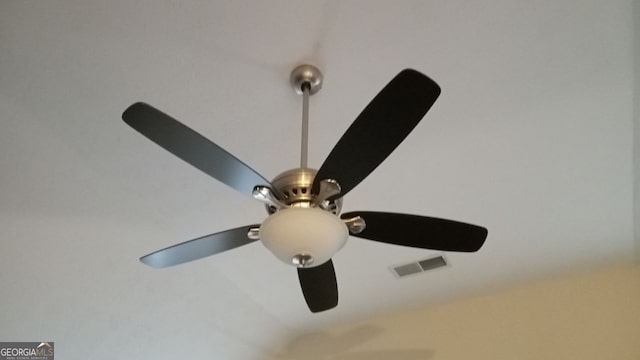 details featuring ceiling fan