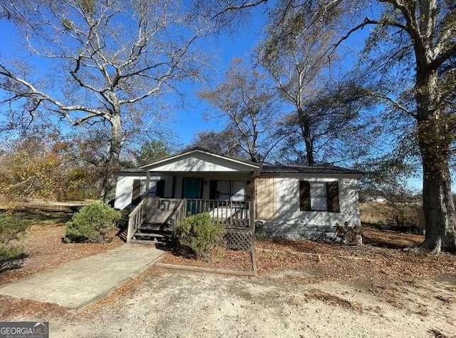 bungalow-style house with a porch