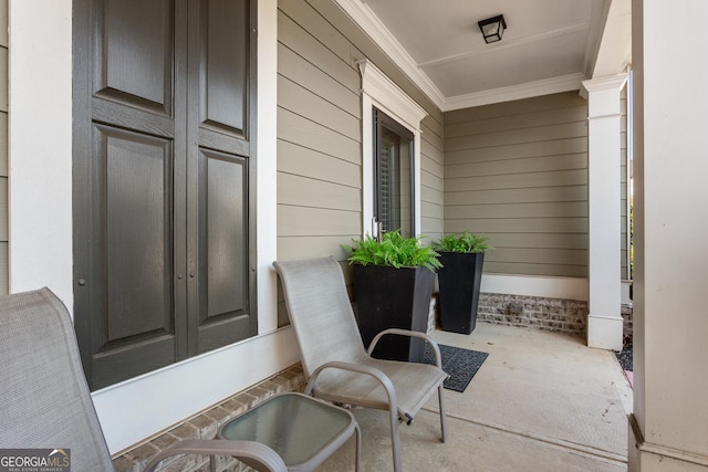 view of patio / terrace with covered porch