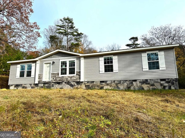 view of manufactured / mobile home