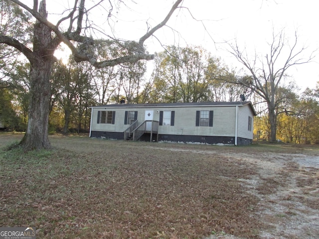 view of manufactured / mobile home