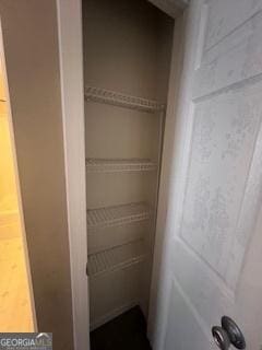 view of closet