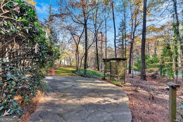 exterior space with a patio area