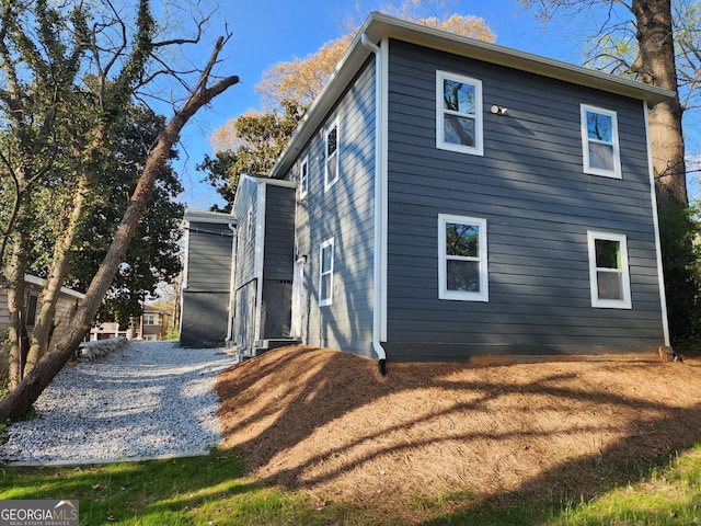 view of side of property