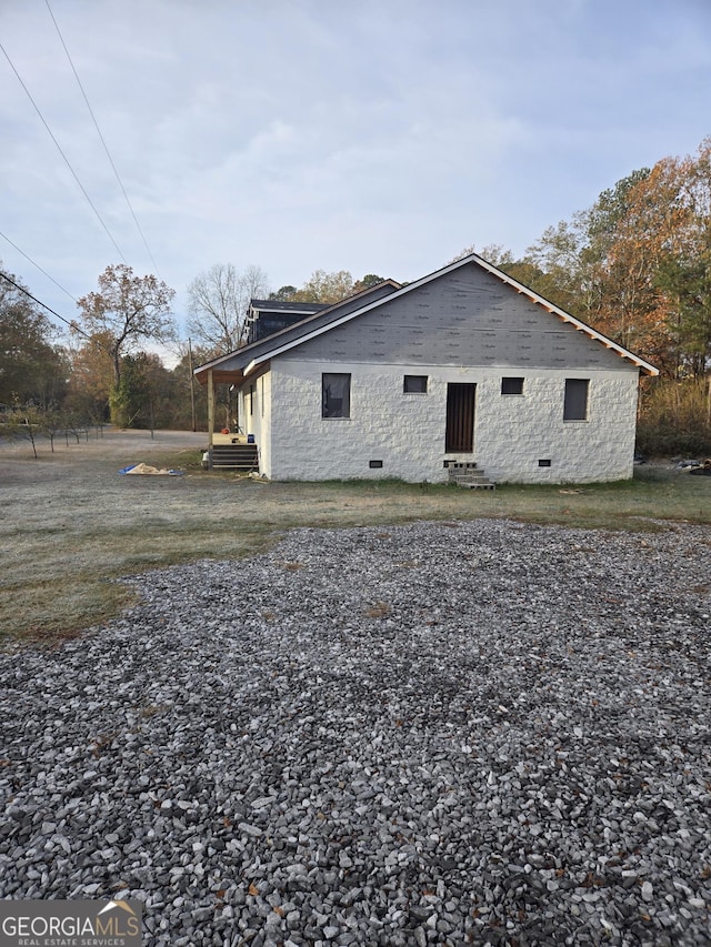 view of side of home