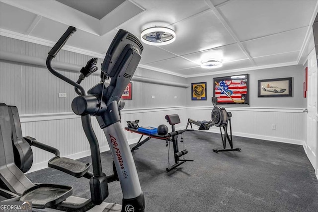 view of workout room