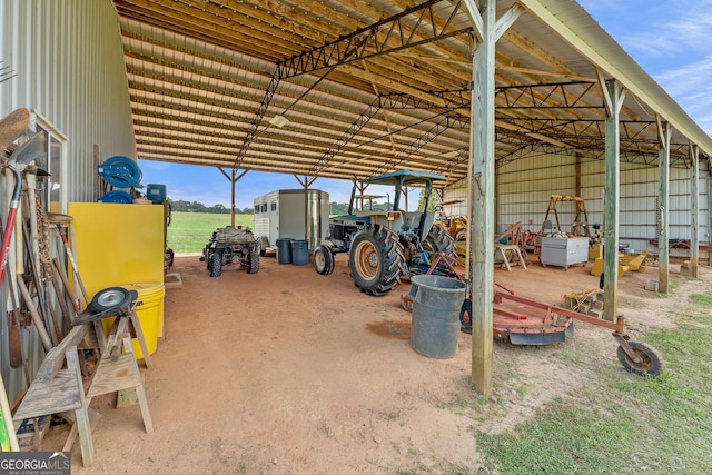 exterior space with concrete flooring