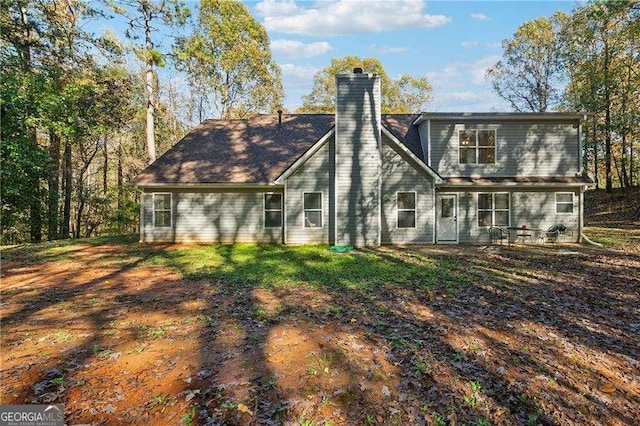 view of rear view of property