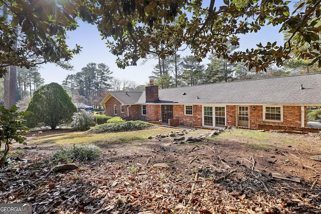 view of rear view of house