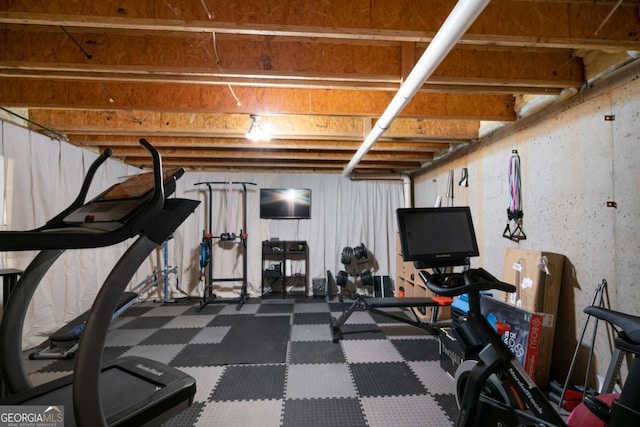 view of exercise room