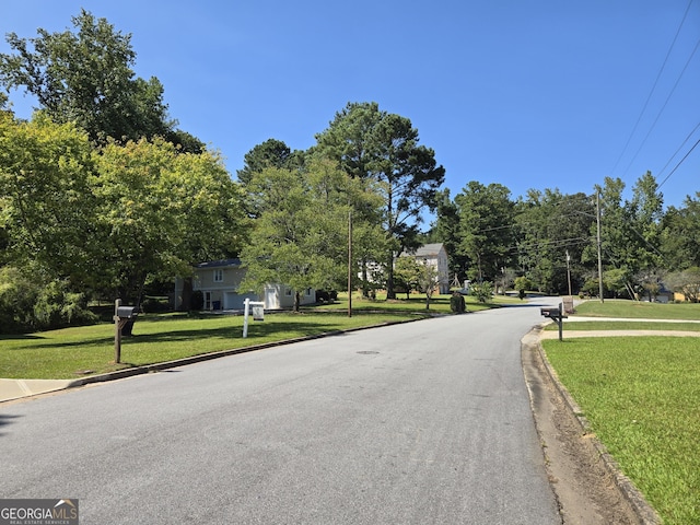 view of road