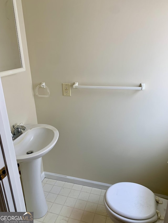 bathroom with toilet