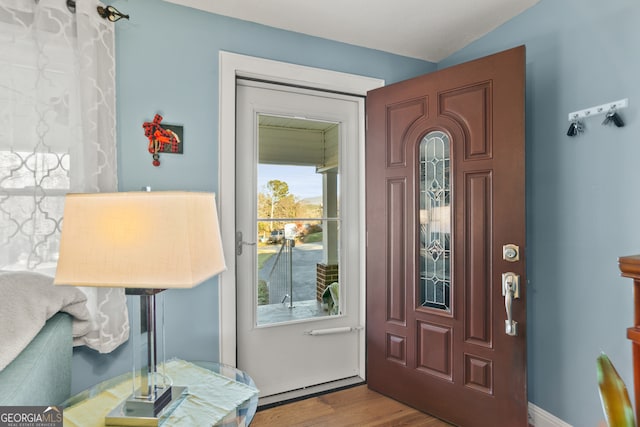 131 Logan Cir, Ellijay, GA 30540 - foyer entrance with wood finished floors