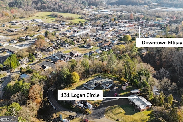 131 Logan Cir, Ellijay, GA 30540 - aerial view of property and surrounding area