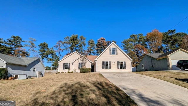 front of property with a front yard