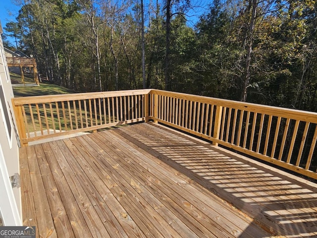 view of deck