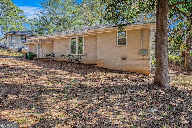 view of rear view of property