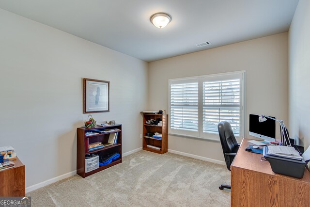 4336 Rockrose Green Way, Gainesville, GA 30504 - home office with carpet flooring and baseboards